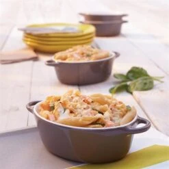 Set 4 Petits Plats à Four Individuels Gris-taupe En Céramique émaillée 350 Ml -Cuisine Fournitures Boutique 059123 4 7 Set 4 petits plats a four individuels gris taupe en ceramique emaillee 350 ml Mathon