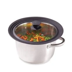 Lot 3 Poêles Avec Revêtement Dur Comme La Pierre 20 à 28 Cm Et Couvercle Multi-diamètres -Cuisine Fournitures Boutique 101006 2 1 Lot 3 Poeles avec revetement Dur comme la pierre 20 a 28 cm et Couvercle multi diametres Mathon