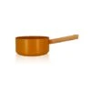 Casserole Ector Induction Aluminium Revêtu Manche En Bois 18 Cm Jaune