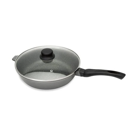 Sauteuse Et Couvercle Revêtement Dur Comme La Pierre 24 Cm 1 Sauteuse Et Couvercle Revêtement Dur Comme La Pierre 24 Cm