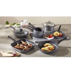 Faitout Et Couvercle Revêtement Dur Comme La Pierre 24 Cm -Cuisine Fournitures Boutique 10832 2 5 Faitout et couvercle revetement Dur comme la pierre 24 cm Mathon