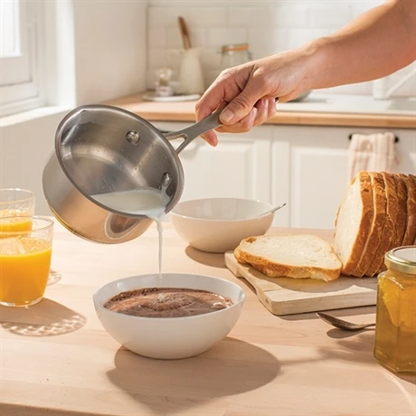 Lot Petite Casserole Inox 12 Cm Et Bol Bain-marie Inox 14 Cm Avec Poignée Longue 4 Lot Petite Casserole Inox 12 Cm Et Bol Bain-marie Inox 14 Cm Avec Poignée Longue – Image 4