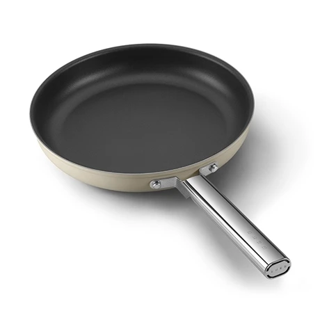Smeg Poêle Aluminium Antiadhésive 30 Cm Crème Mat 2 Smeg Poêle Aluminium Antiadhésive 30 Cm Crème Mat – Image 2