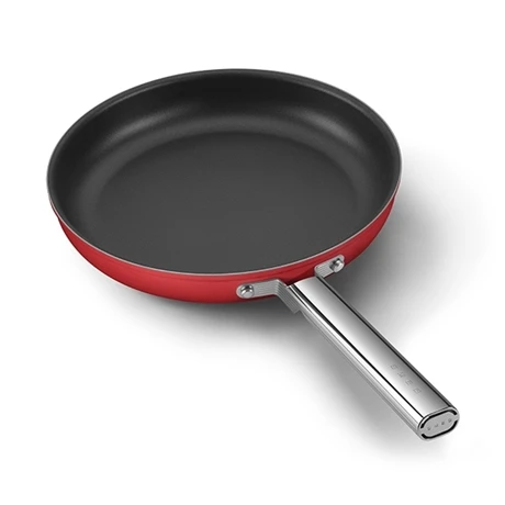 Smeg Poêle Aluminium Antiadhésive 30 Cm Rouge Mat 4 Smeg Poêle Aluminium Antiadhésive 30 Cm Rouge Mat – Image 4