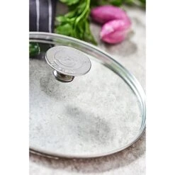 De Buyer Couvercle En Verre 28 Cm -Cuisine Fournitures Boutique 147004 3 2 Couvercle en verre 28 cm De Buyer