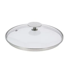 De Buyer Couvercle En Verre Cerclé Inox 14 Cm