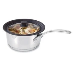 Couvercle En Verre Et Silicone Noir Multidiamètres 16, 18 Et 20 Cm -Cuisine Fournitures Boutique 14779 2 3 Couvercle en verre et silicone noir multidiametres 16 18 et 20 cm Mathon