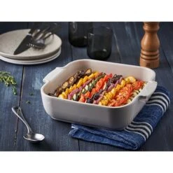 Peugeot Plat Four Carré Céramique écru 28 Cm -Cuisine Fournitures Boutique 201183 2 2 Plat four carre ceramique ecru 28 cm Peugeot