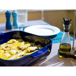 Peugeot Plat Four Carré Céramique Bleu 28 Cm 7 Peugeot Plat Four Carré Céramique Bleu 28 Cm -Cuisine Fournitures Boutique 201186 3 2 Plat four carre ceramique bleu 28 cm Peugeot