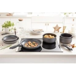 Set 3 Poêles Anti-adhésives Effet Pierre Et Manche Amovible 7 Set 3 Poêles Anti-adhésives Effet Pierre Et Manche Amovible -Cuisine Fournitures Boutique 20211 2 4 Set 3 poeles anti adhesives Effet Pierre et manche amovible Mathon
