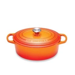 Le Creuset Cocotte Fonte Ovale Volcanique 27 Cm