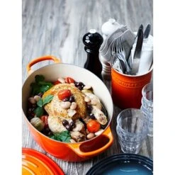 Le Creuset Cocotte Fonte Ovale Volcanique 31 Cm -Cuisine Fournitures Boutique 213207 2 3 Cocotte fonte ovale volcanique 31 cm Le Creuset