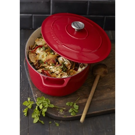 Cocotte Sublime Fonte Ovale 5 L 29 Cm Rouge 3 Cocotte Sublime Fonte Ovale 5 L 29 Cm Rouge – Image 3