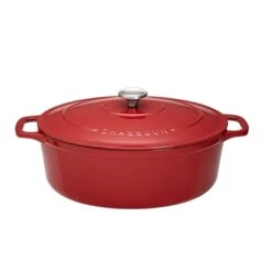 Cocotte Sublime Fonte Ovale 8,5 L 35 Cm Rouge