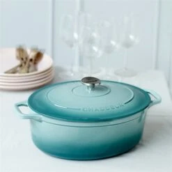 Cocotte Ovale Quartz 33 Cm -Cuisine Fournitures Boutique 213267 2 1 Cocotte Ovale quartz 33 cm Chasseur