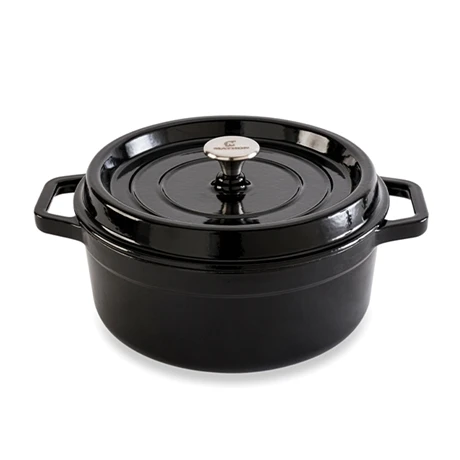 Cocotte En Fonte Ronde 28 Cm 5,6 L Noire 1 Cocotte En Fonte Ronde 28 Cm 5,6 L Noire