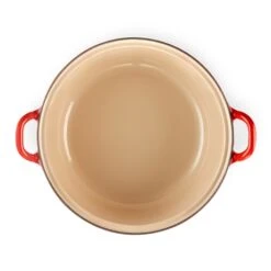 Le Creuset Cocotte Fonte Rond Plume 28 Cm 3,9 L Rouge -Cuisine Fournitures Boutique 21605 4 2 Cocotte fonte rond Plume 28 cm 3 9 L rouge Le Creuset