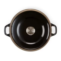 Le Creuset Cocotte Fonte Ronde Plume 24 Cm 2,4 L Noir -Cuisine Fournitures Boutique 21607 2 1 Cocotte fonte ronde Plume 24 cm 2 4 L noir Le Creuset