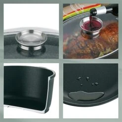 Cocotte à Braiser En Fonte D'aluminium Kerros 8 L -Cuisine Fournitures Boutique 22302 3 2 Cocotte a braiser en fonte d aluminium Kerros 8 L Kela