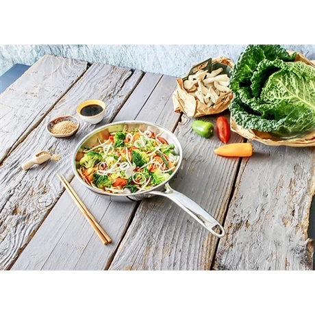 Poêle Sautoir Inox Castel'Pro 24 Cm 4 Poêle Sautoir Inox Castel'Pro 24 Cm – Image 4