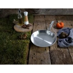 Poêle Sautoir Inox Castel'Pro 28 Cm -Cuisine Fournitures Boutique 271060 3 5 Poele sautoir inox Castel Pro 28 cm Cristel