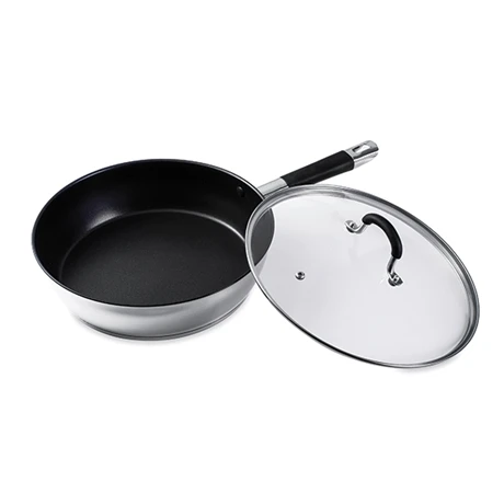 Sauteuse Antiadhésive Inox Et Couvercle Rapid Cook 28 Cm 1 Sauteuse Antiadhésive Inox Et Couvercle Rapid Cook 28 Cm