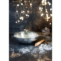 Wok Inox Casteline 28 Cm -Cuisine Fournitures Boutique 272019 2 3 Wok inox Casteline 28 cm Cristel