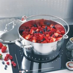 Lot Marmite à Crustacés Confiture 30 Cm Et Couvercle -Cuisine Fournitures Boutique 273111 2 3 Lot Marmite a crustaces confiture 30 cm et couvercle