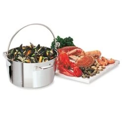 Lot Marmite à Crustacés Confiture 30 Cm Et Couvercle -Cuisine Fournitures Boutique 273111 3 3 Lot Marmite a crustaces confiture 30 cm et couvercle