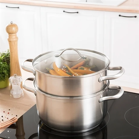 Cuiseur Vapeur Inox 26 Cm 1 Panier 1 Cuiseur Vapeur Inox 26 Cm 1 Panier