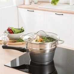 Panier Vapeur Multidiamètre 20, 22, 24 Cm -Cuisine Fournitures Boutique 274020 2 2 Panier vapeur multidiametre 20 22 24 cm Mathon