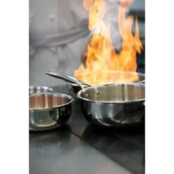 Casserole Inox Castel'Pro 20 Cm -Cuisine Fournitures Boutique 274062 4 4 Casserole inox Castel Pro 20 cm Cristel