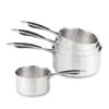 Lot De 4 Casseroles Excell'inox 14, 16, 18, 20 Cm