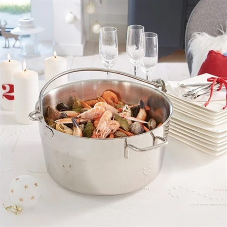 Lot Marmite à Confiture Ou Crustacé Et Couvercle Inox 30 Cm 3 Lot Marmite à Confiture Ou Crustacé Et Couvercle Inox 30 Cm – Image 3