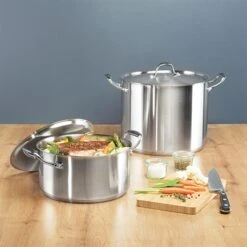 Set De Deux Faitouts En Inox Avec Couvercle 24 Cm Et 28 Cm Excell’inox 8 Set De Deux Faitouts En Inox Avec Couvercle 24 Cm Et 28 Cm Excell’inox -Cuisine Fournitures Boutique 279214 3 2 Set de deux faitouts en inox avec couvercle 24 cm et 28 cm Excell inox Mathon