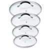 Set De 4 Couvercles En Verre Rapid Cook 14 à 20 Cm