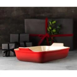 Le Creuset Plat Rectangulaire Céramique 26 Cm Cerise -Cuisine Fournitures Boutique 301015 3 3 Plat rectangulaire ceramique 26 cm Cerise Le Creuset