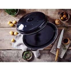 BEKA Roaster émail Roasty Cook 42 Cm -Cuisine Fournitures Boutique 383003 2 1 Roaster email Roasty Cook 42 cm Beka