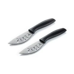 Lot Plaque à Pizza, Coupe Pâte Gradué Et 2 Couteaux à Pizza En Inox -Cuisine Fournitures Boutique 509132 4 1 Lot plaque a pizza coupe pate gradue et 2 couteaux a pizza en inox