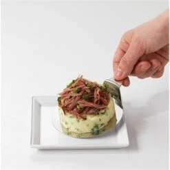 Lot 3 Cercles De Présentation En Inox Avec Poussoir + 3 Supports -Cuisine Fournitures Boutique 57986 2 4 Lot 3 cercles de presentation en inox avec poussoir 3 supports Mathon