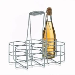 Porte-bouteilles Chromé Loop