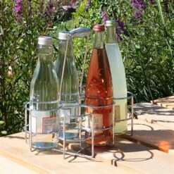 Porte-bouteilles Chromé Loop -Cuisine Fournitures Boutique 60136 2 3 Porte bouteilles chrome Loop Kela