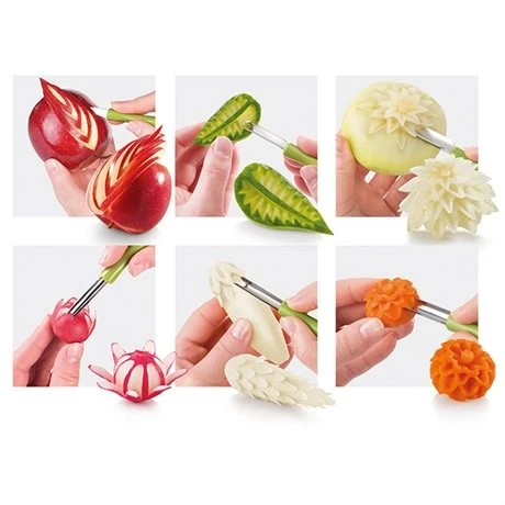Set à Sculpter Pour Fruits Et Légumes Presto Carving 4 Set à Sculpter Pour Fruits Et Légumes Presto Carving – Image 4