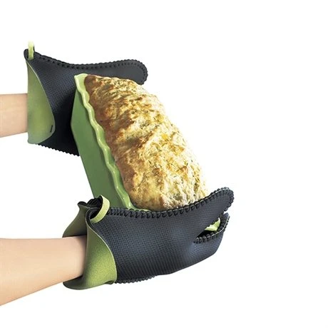 Gant à Four Anti Adhérent Noir Grande Taille 2 Gant à Four Anti Adhérent Noir Grande Taille – Image 2