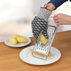 Paire De Gants De Protection 2 En 1 Femme -Cuisine Fournitures Boutique 603061 3 1 Paire de gants de protection 2 en 1 femme Wenko by Maximex