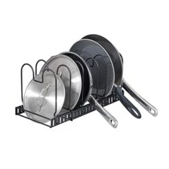 Rangement Extensible Pour Couvercles Et Poêles En Inox