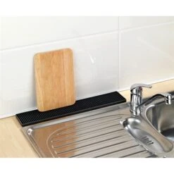 Lot Tapis égouttoirs Silicone Noirs 30x40 Cm Et 42x8cm Et égouttoir Filaire -Cuisine Fournitures Boutique 609156 2 1 Lot tapis egouttoirs silicone noirs 30x40 cm et 42x8cm et egouttoir filaire