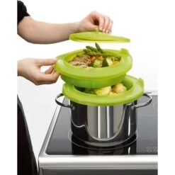 Lekue Cuit Vapeur 2 étages 6 Lekue Cuit Vapeur 2 étages -Cuisine Fournitures Boutique 61324 2 0 Cuit vapeur 2 etages Lekue