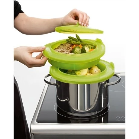 Lekue Cuit Vapeur 2 étages 3 Lekue Cuit Vapeur 2 étages – Image 3