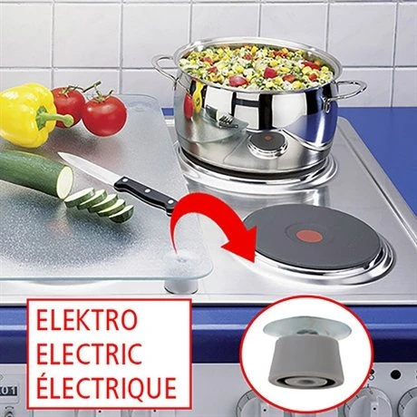 Set De 2 Couvre-plaques Transparentes 2 Set De 2 Couvre-plaques Transparentes – Image 2